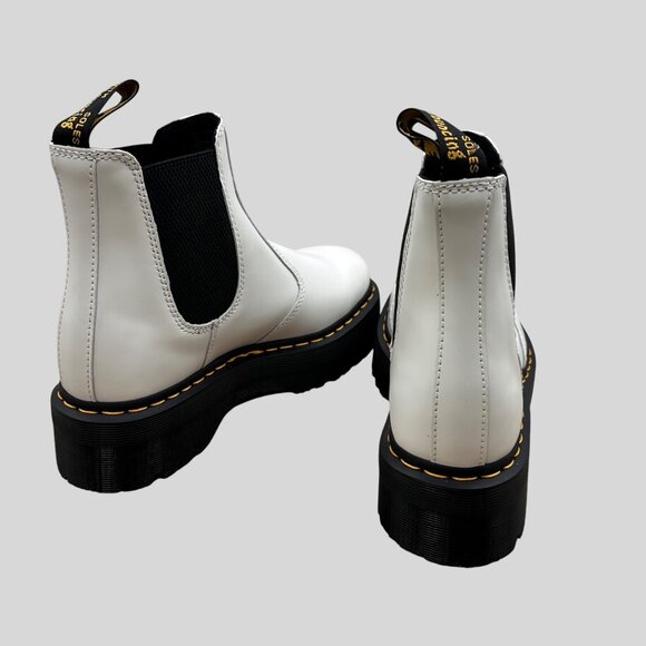 Dr Martens Unisex 9/10 Combat Boots 2976 Style Punk Goth Platform Ankle Boots - Picture 3 of 12